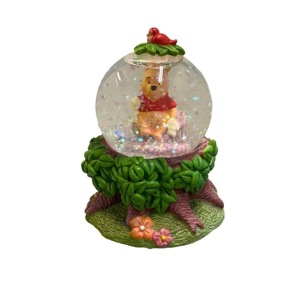 Disney Winnie the Pooh Tree Top Honey Hands Miniature Mini Snow Globe Figurine - Picture 10 of 11